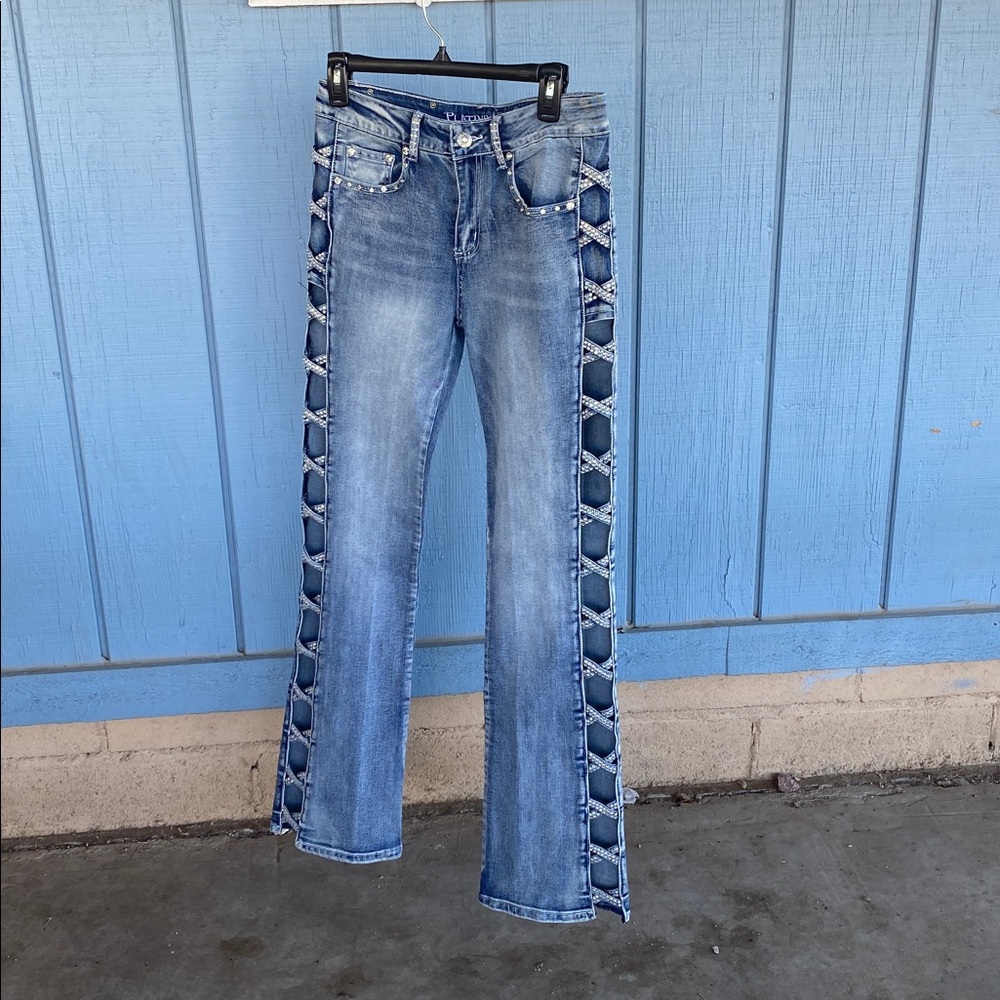 Platinum Plush Jeans - Picture 4 of 12